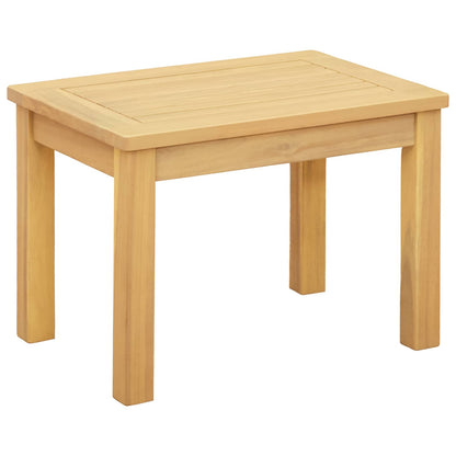 vidaXL Coffee Table Light Acacia 50 x 35 x 36 cm Solid Acacia Wood