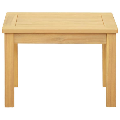 vidaXL Coffee Table Light Acacia 50 x 35 x 36 cm Solid Acacia Wood
