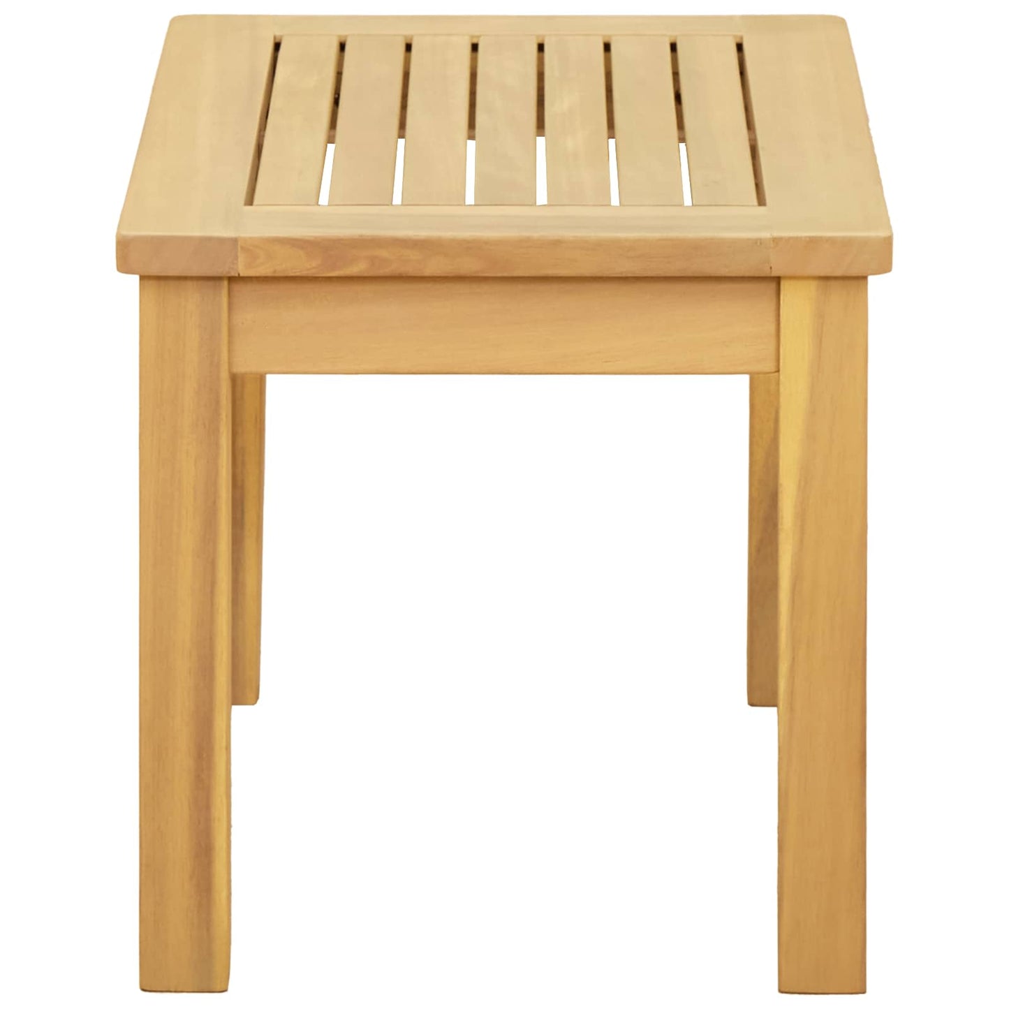 vidaXL Coffee Table Light Acacia 50 x 35 x 36 cm Solid Acacia Wood