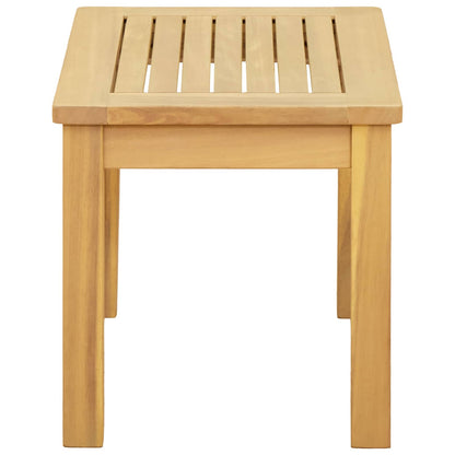 vidaXL Coffee Table Light Acacia 50 x 35 x 36 cm Solid Acacia Wood