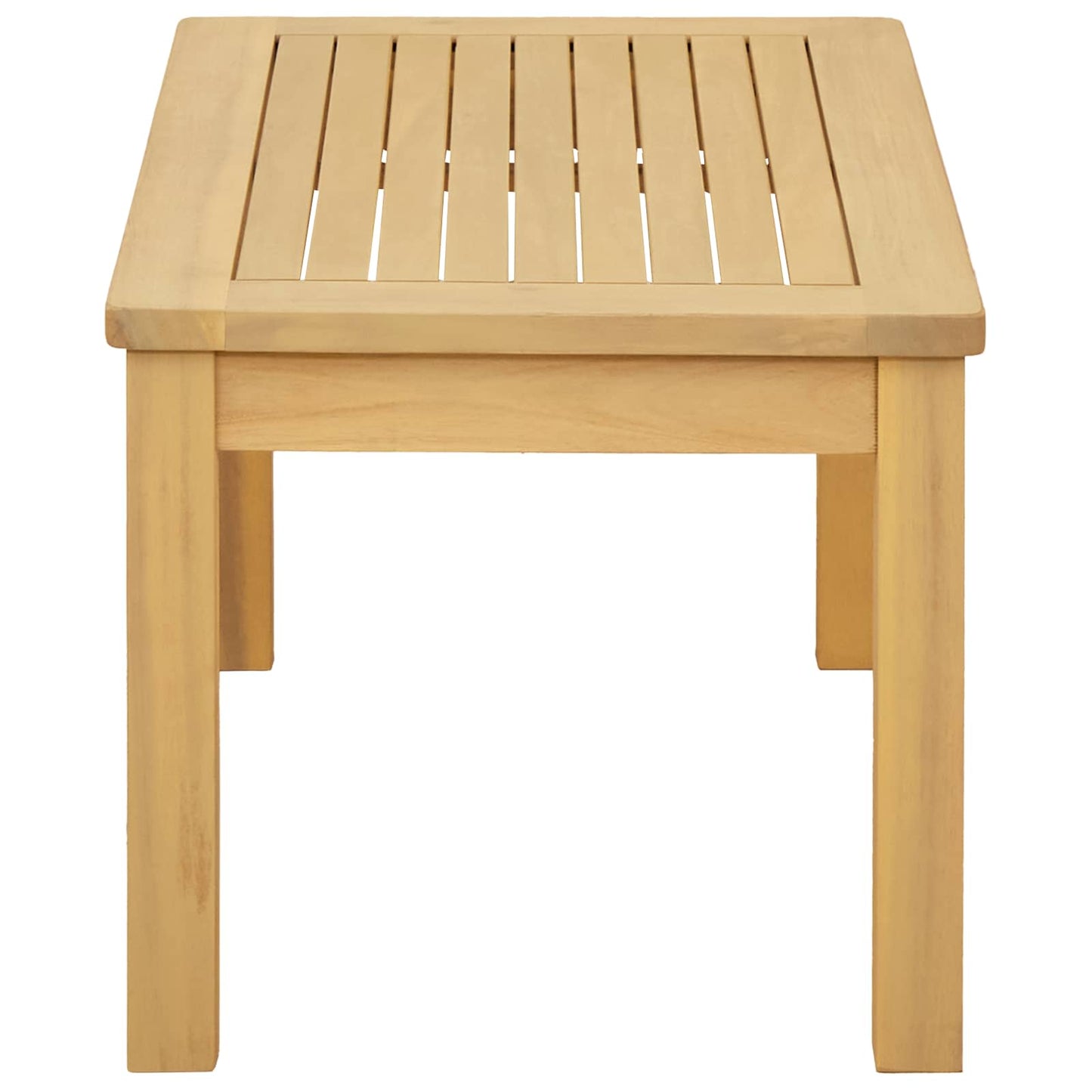vidaXL Coffee Table Light Acacia 70 x 40 x 36 cm Solid Acacia Wood