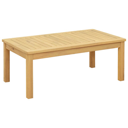vidaXL Coffee Table Light Acacia 90 x 50 x 36 cm Solid Acacia Wood