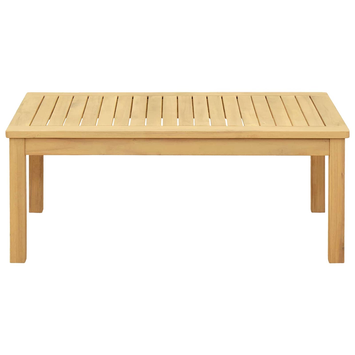 vidaXL Coffee Table Light Acacia 90 x 50 x 36 cm Solid Acacia Wood