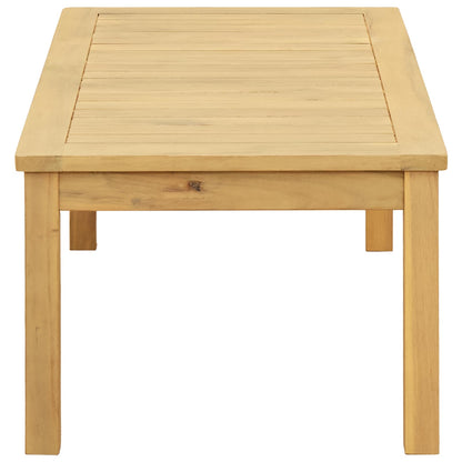 vidaXL Coffee Table Light Acacia 90 x 50 x 36 cm Solid Acacia Wood
