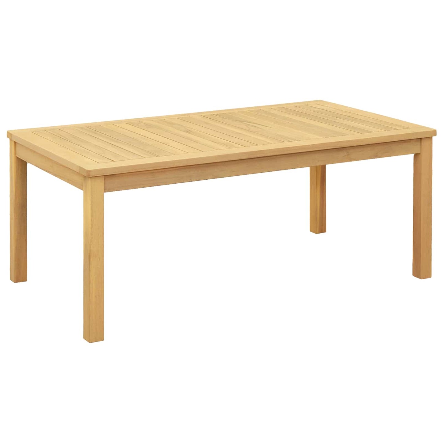 vidaXL Coffee Table Light Acacia 110 x 60 x 45 cm Solid Acacia Wood