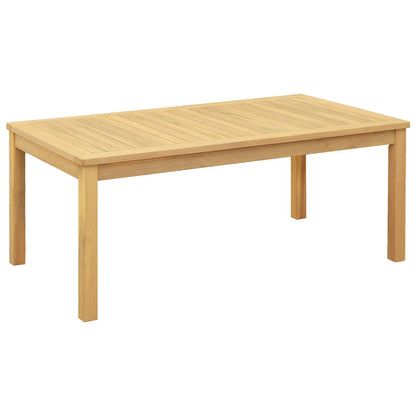 vidaXL Coffee Table Light Acacia 110 x 60 x 45 cm Solid Acacia Wood