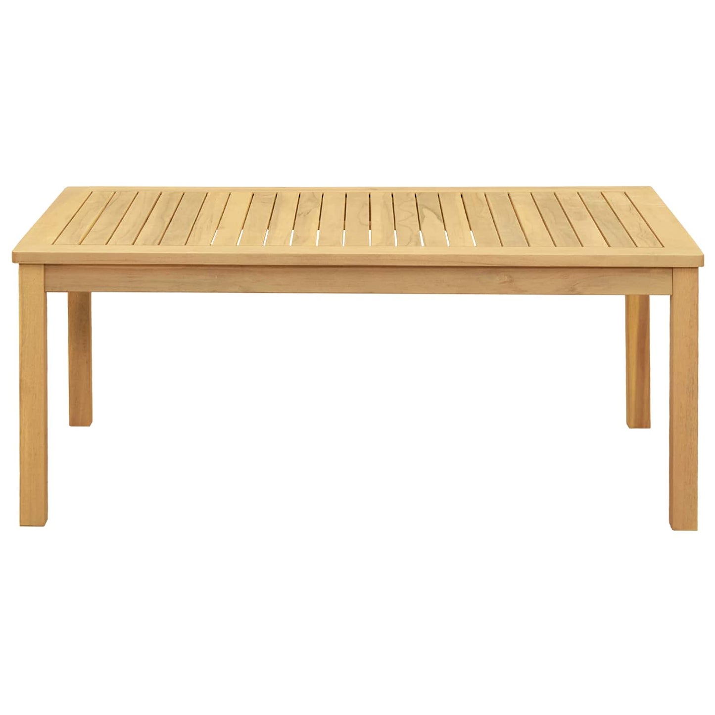 vidaXL Coffee Table Light Acacia 110 x 60 x 45 cm Solid Acacia Wood