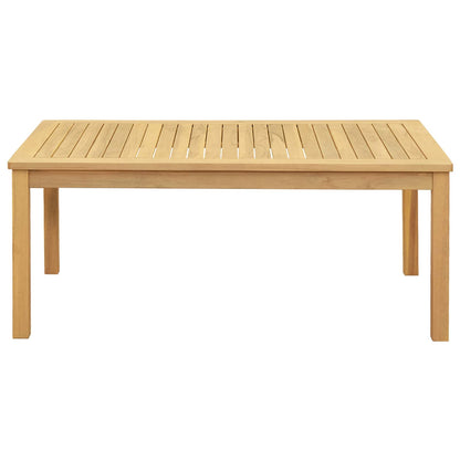vidaXL Coffee Table Light Acacia 110 x 60 x 45 cm Solid Acacia Wood