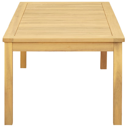 vidaXL Coffee Table Light Acacia 110 x 60 x 45 cm Solid Acacia Wood