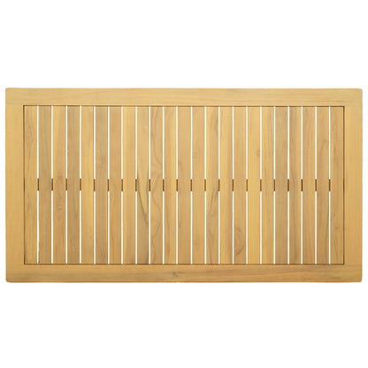 vidaXL Coffee Table Light Acacia 110 x 60 x 45 cm Solid Acacia Wood