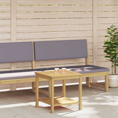 vidaXL Side Table Oil Natural 45 x 45 x 45 cm Solid Acacia Wood