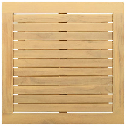 vidaXL Side Table Oil Natural 45 x 45 x 45 cm Solid Acacia Wood