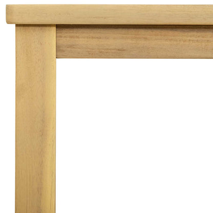 vidaXL Garden Console Table with Storage Light Acacia 80 x 35 x 75 cm