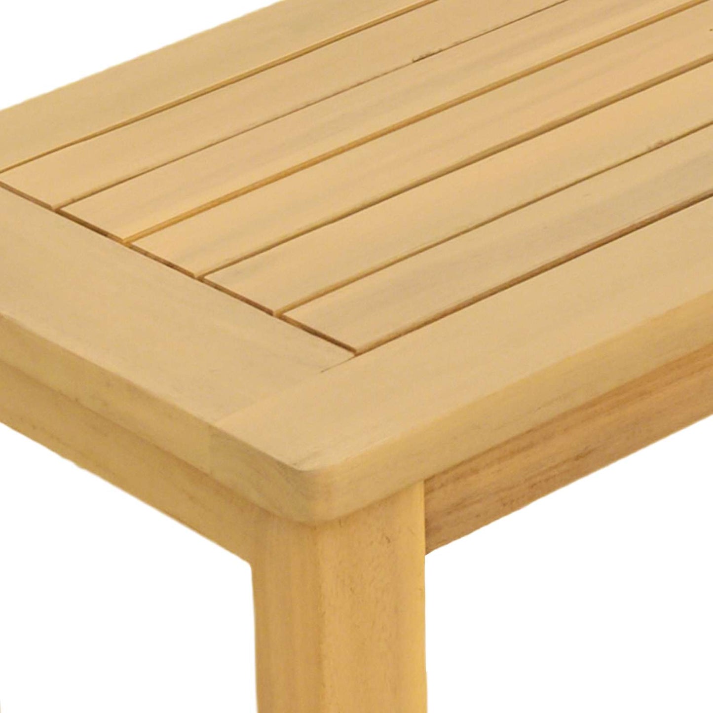 vidaXL Garden Console Table Light Acacia 110 x 40 x 75 cm