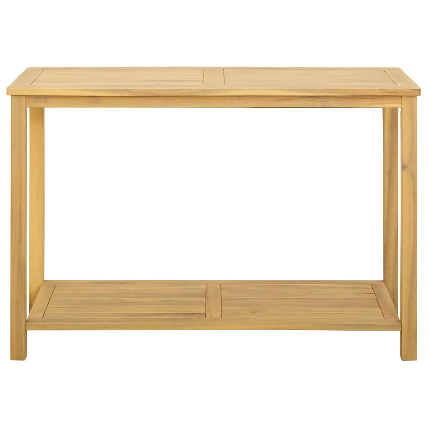 vidaXL Garden Console Table Light Acacia 110 x 40 x 75 cm