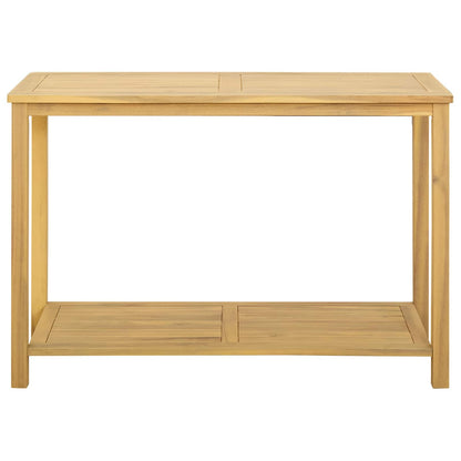 vidaXL Garden Console Table Light Acacia 110 x 40 x 75 cm