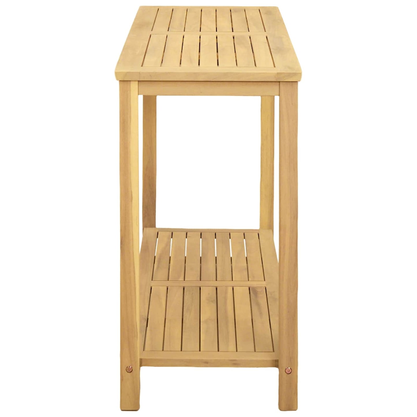 vidaXL Garden Console Table Light Acacia 110 x 40 x 75 cm
