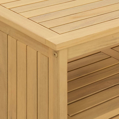 vidaXL Garden Console Table Light Acacia 80 x 35 x 75 cm