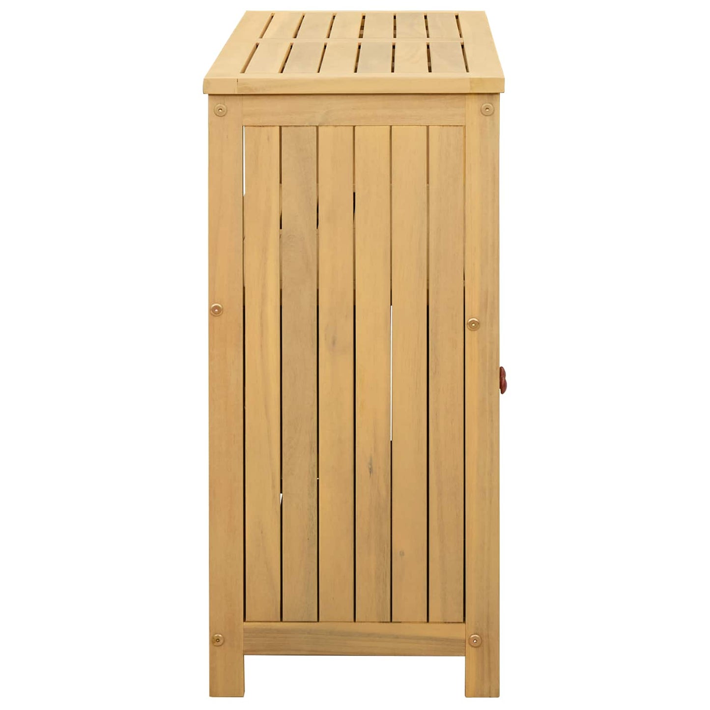 vidaXL Garden Console Table Light Acacia 80 x 35 x 75 cm