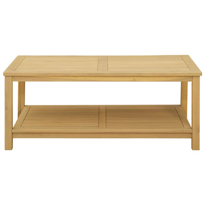 vidaXL Side Table Oil Natural 110 x 55 x 45 cm Solid Acacia Wood