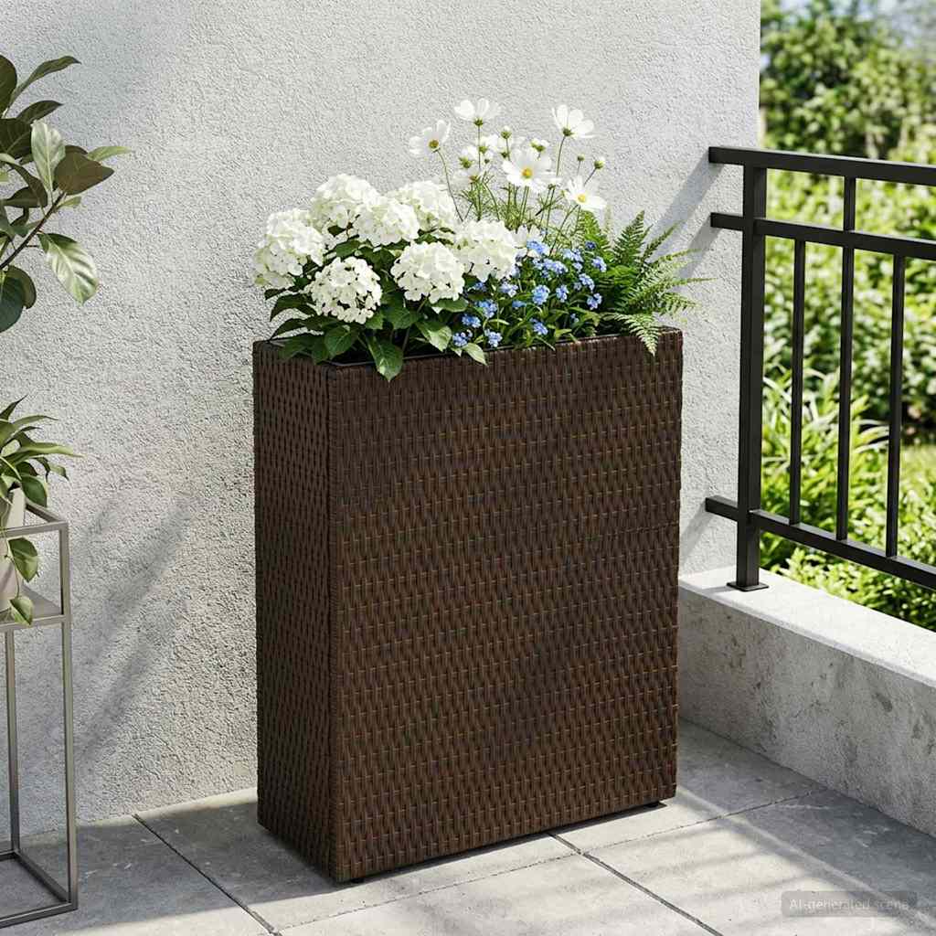 vidaXL Tall Planter 55 x 22 x 70 cm Yes