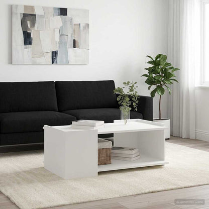 vidaXL Coffee Table White 90 x 50 x 33 cm Engineered Wood