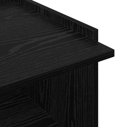 vidaXL Coffee Table Black Oak 90 x 50 x 33 cm Engineered Wood