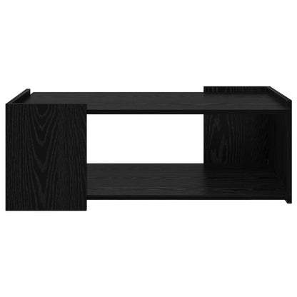 vidaXL Coffee Table Black Oak 90 x 50 x 33 cm Engineered Wood