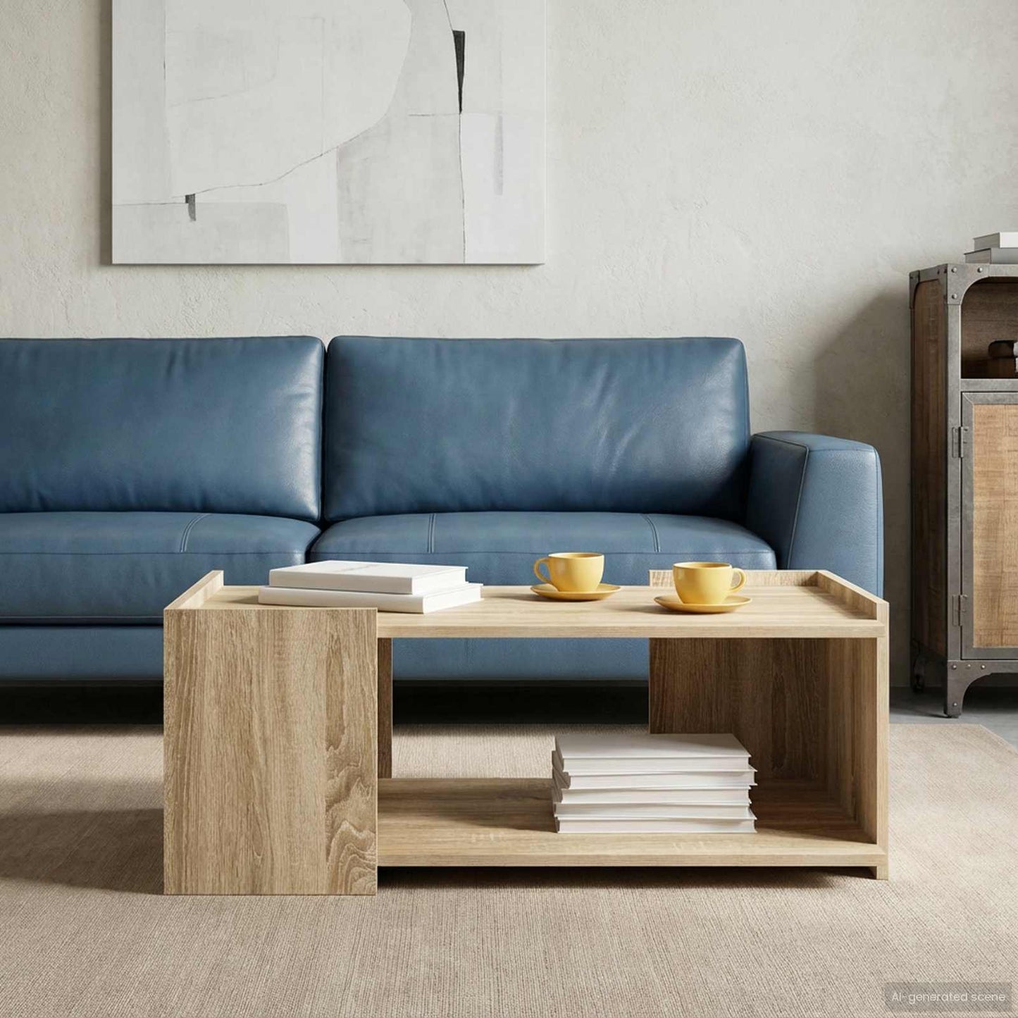 vidaXL Coffee Table Sonoma Oak 90 x 50 x 33 cm Engineered Wood
