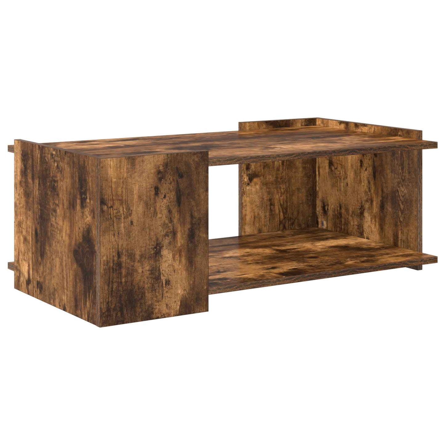 vidaXL Coffee Table Smoked Oak 90 x 50 x 33 cm Engineered Wood