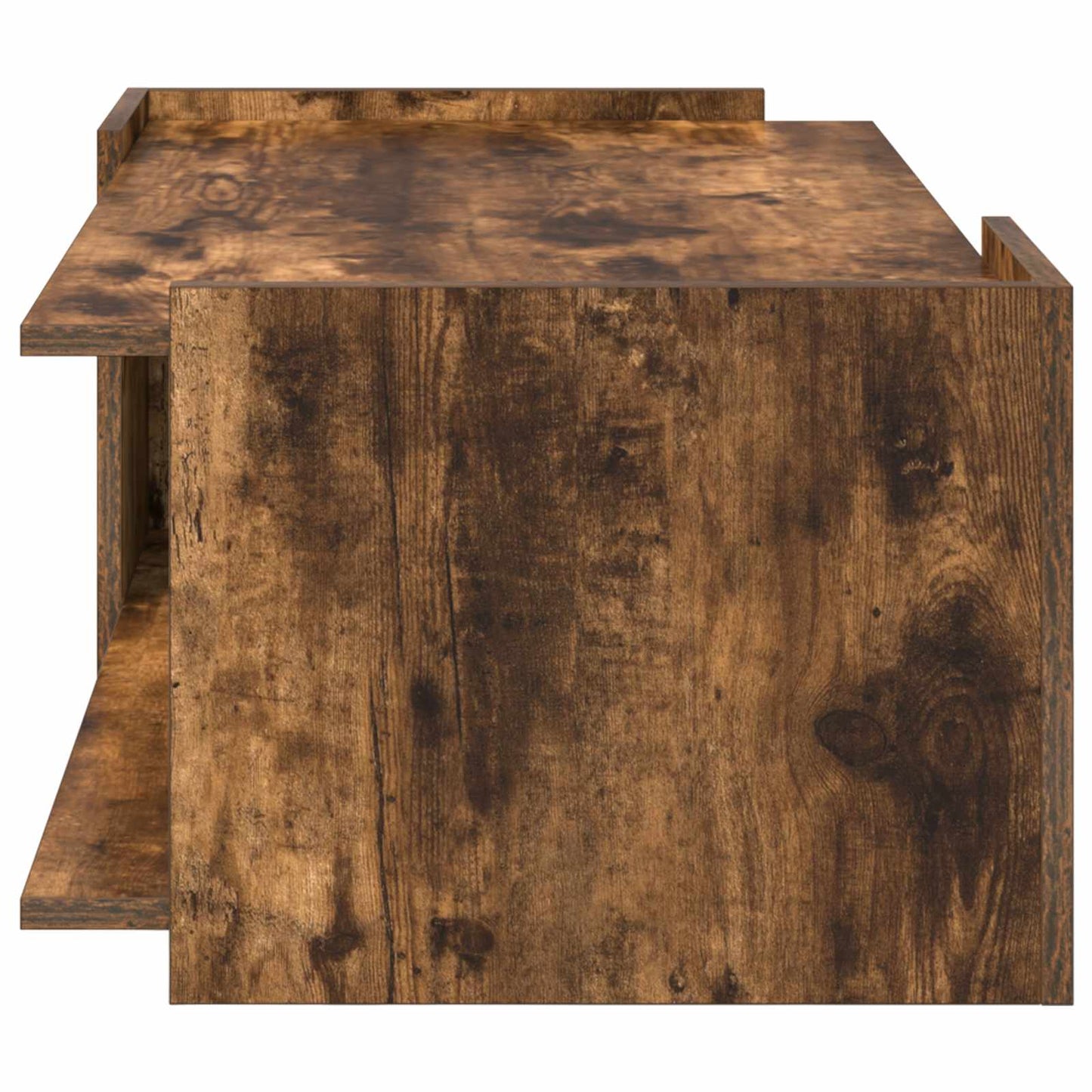 vidaXL Coffee Table Smoked Oak 90 x 50 x 33 cm Engineered Wood