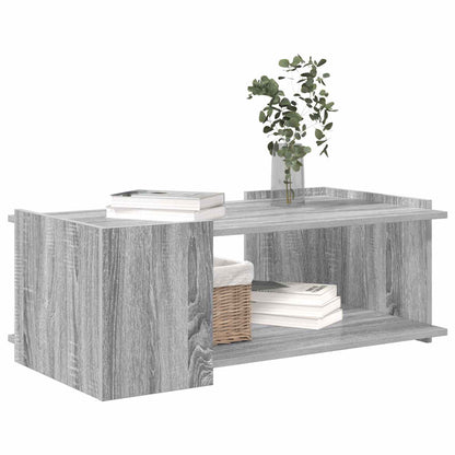 vidaXL Coffee Table Grey Sonoma 90 x 50 x 33 cm Engineered Wood