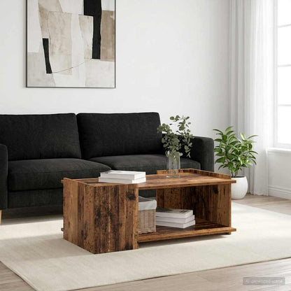 vidaXL Coffee Table Old Wood 90 x 50 x 33 cm Engineered Wood