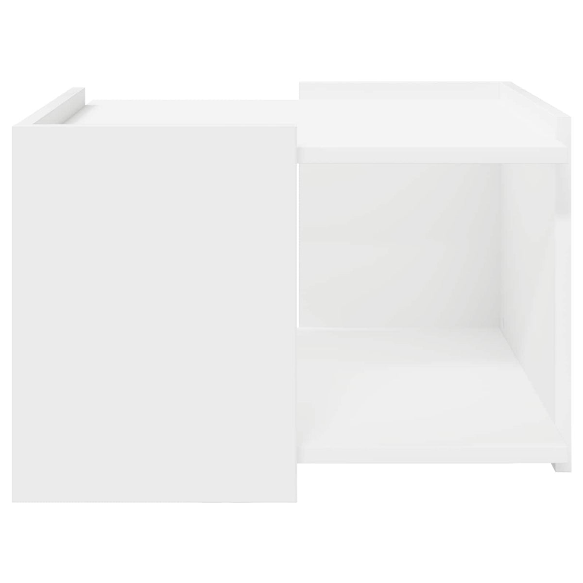 vidaXL Coffee Table White 50.5 x 50 x 33 cm Engineered Wood