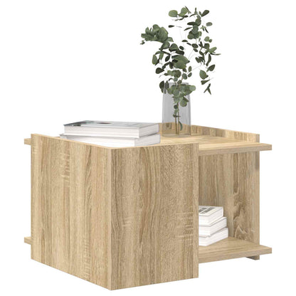 vidaXL Coffee Table Sonoma Oak 50.5 x 50 x 33 cm Engineered Wood