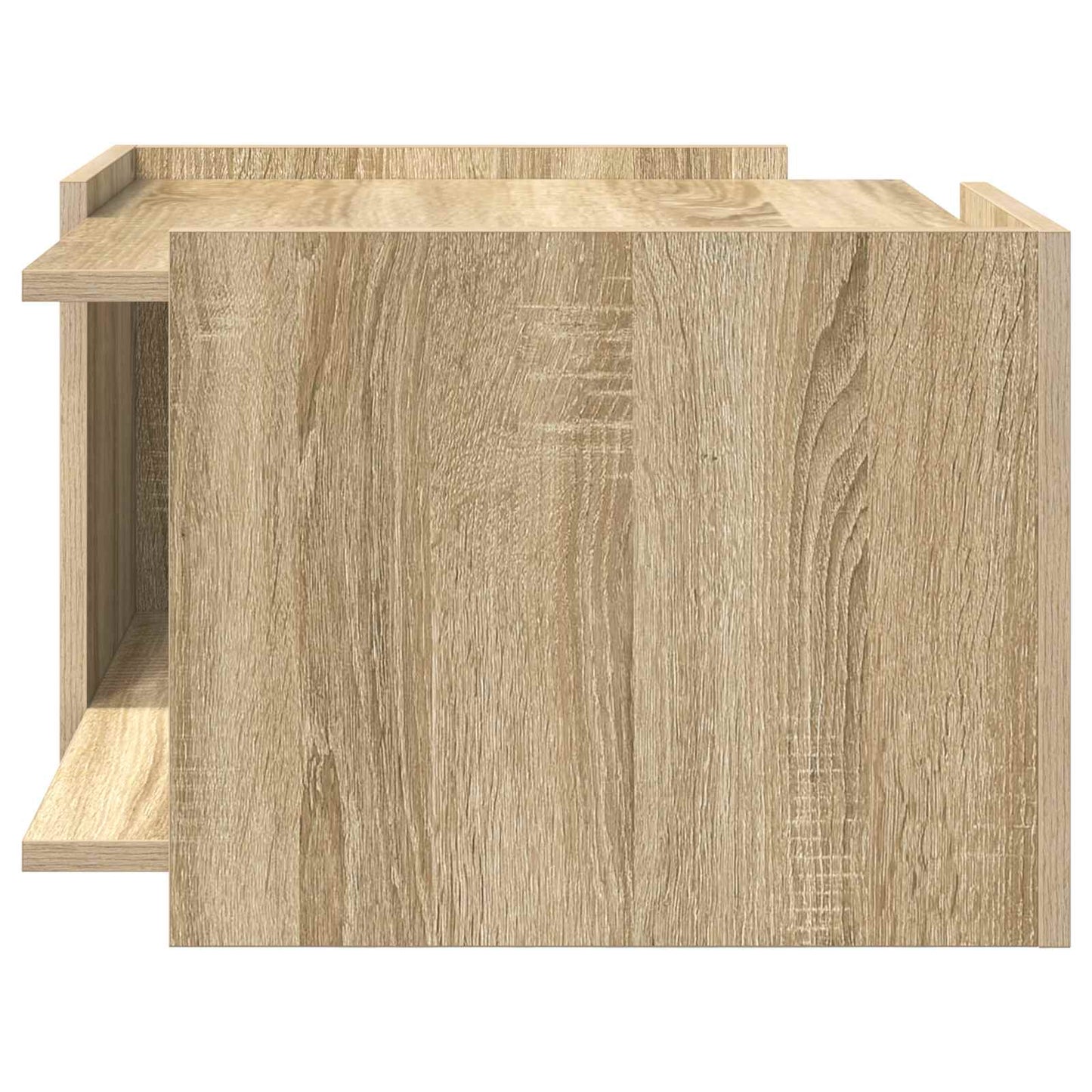 vidaXL Coffee Table Sonoma Oak 50.5 x 50 x 33 cm Engineered Wood