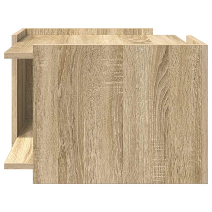 vidaXL Coffee Table Sonoma Oak 50.5 x 50 x 33 cm Engineered Wood