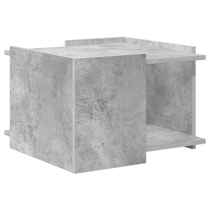 vidaXL Coffee Table Concrete Grey 50.5 x 50 x 33 cm Engineered Wood