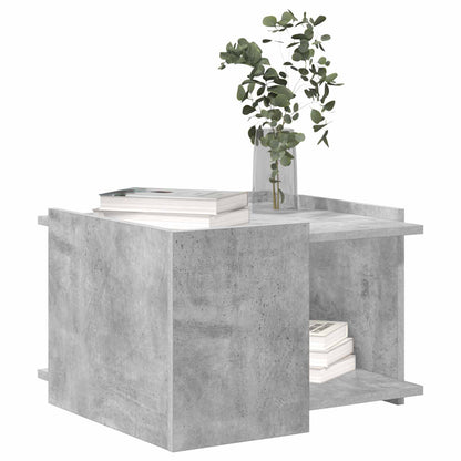 vidaXL Coffee Table Concrete Grey 50.5 x 50 x 33 cm Engineered Wood