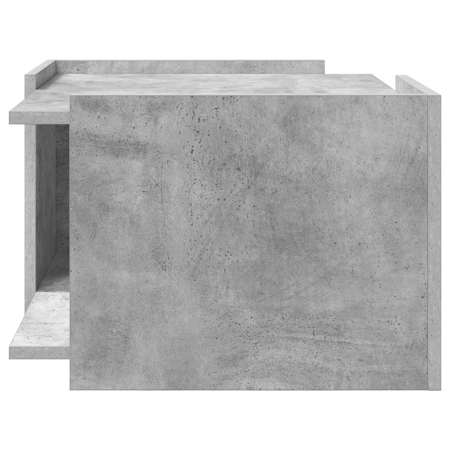 vidaXL Coffee Table Concrete Grey 50.5 x 50 x 33 cm Engineered Wood