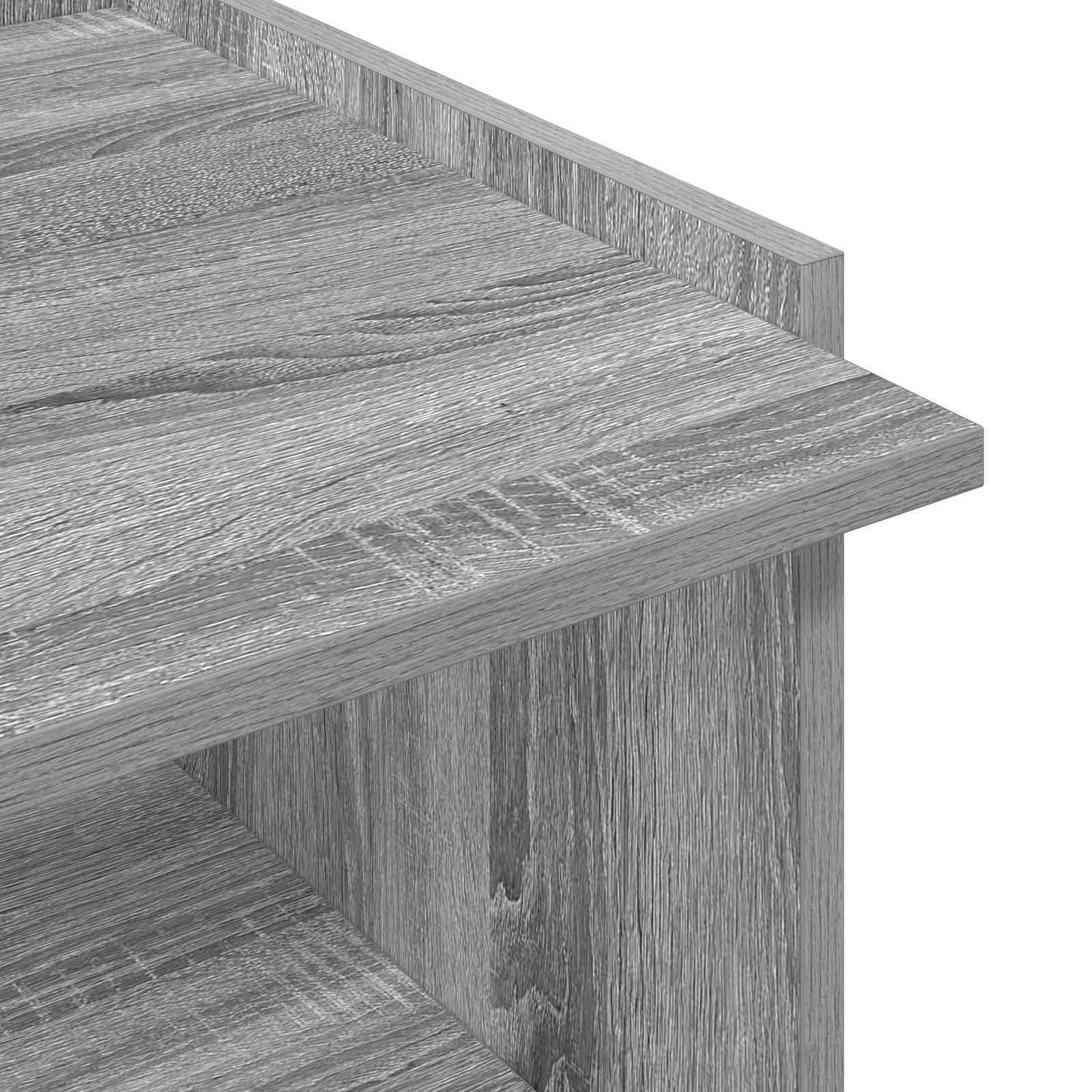 vidaXL Coffee Table Grey Sonoma 50.5 x 50 x 33 cm Engineered Wood