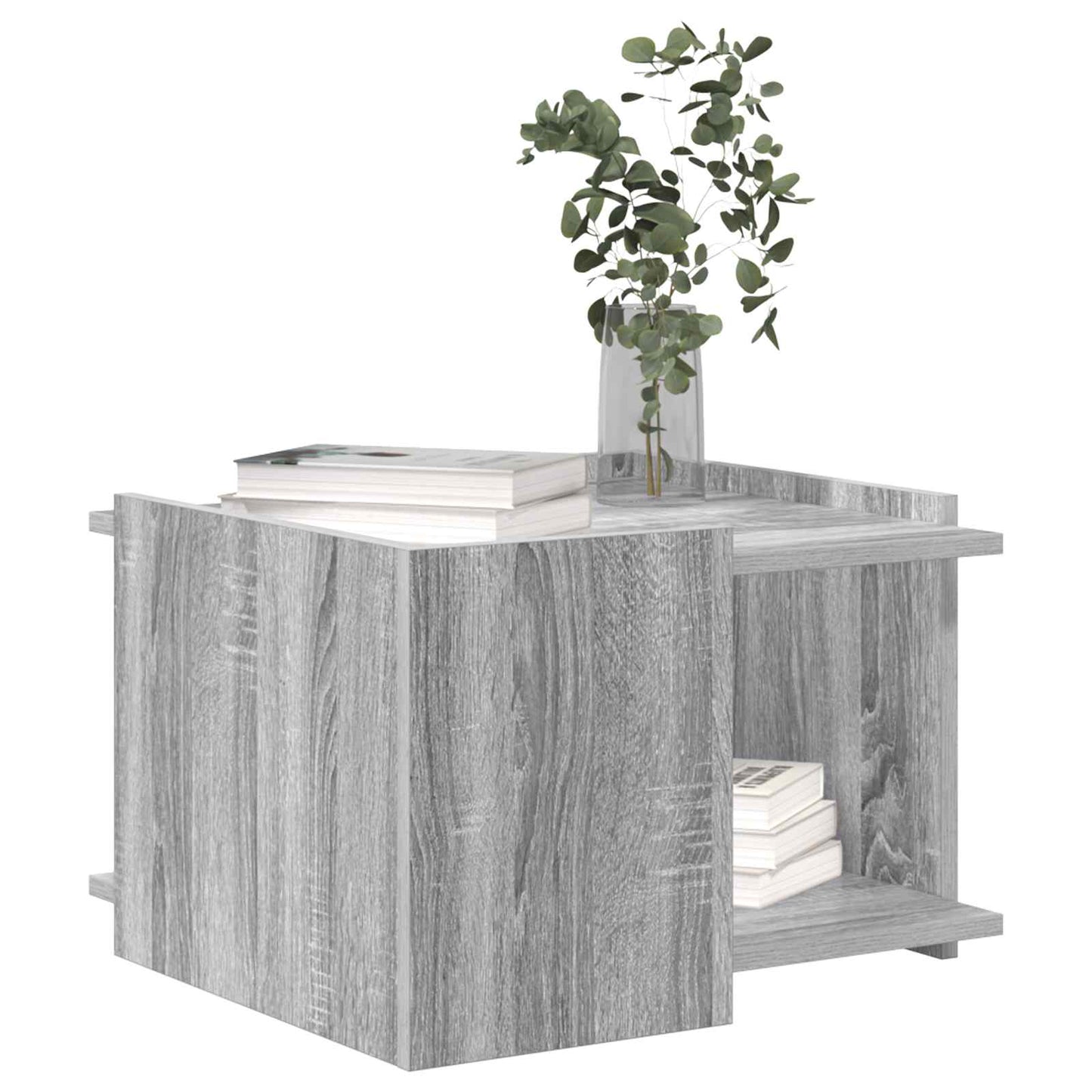 vidaXL Coffee Table Grey Sonoma 50.5 x 50 x 33 cm Engineered Wood