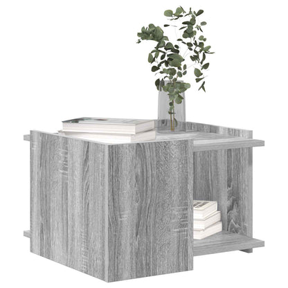 vidaXL Coffee Table Grey Sonoma 50.5 x 50 x 33 cm Engineered Wood