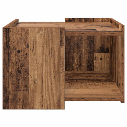 vidaXL Coffee Table Old Wood 50.5 x 50 x 33 cm Engineered Wood