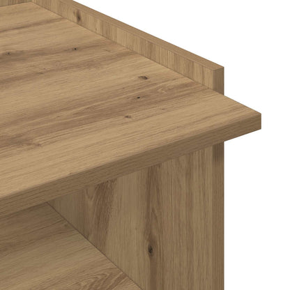vidaXL Coffee Table Artisan Oak 50.5 x 50 x 33 cm Engineered Wood