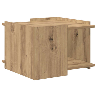 vidaXL Coffee Table Artisan Oak 50.5 x 50 x 33 cm Engineered Wood