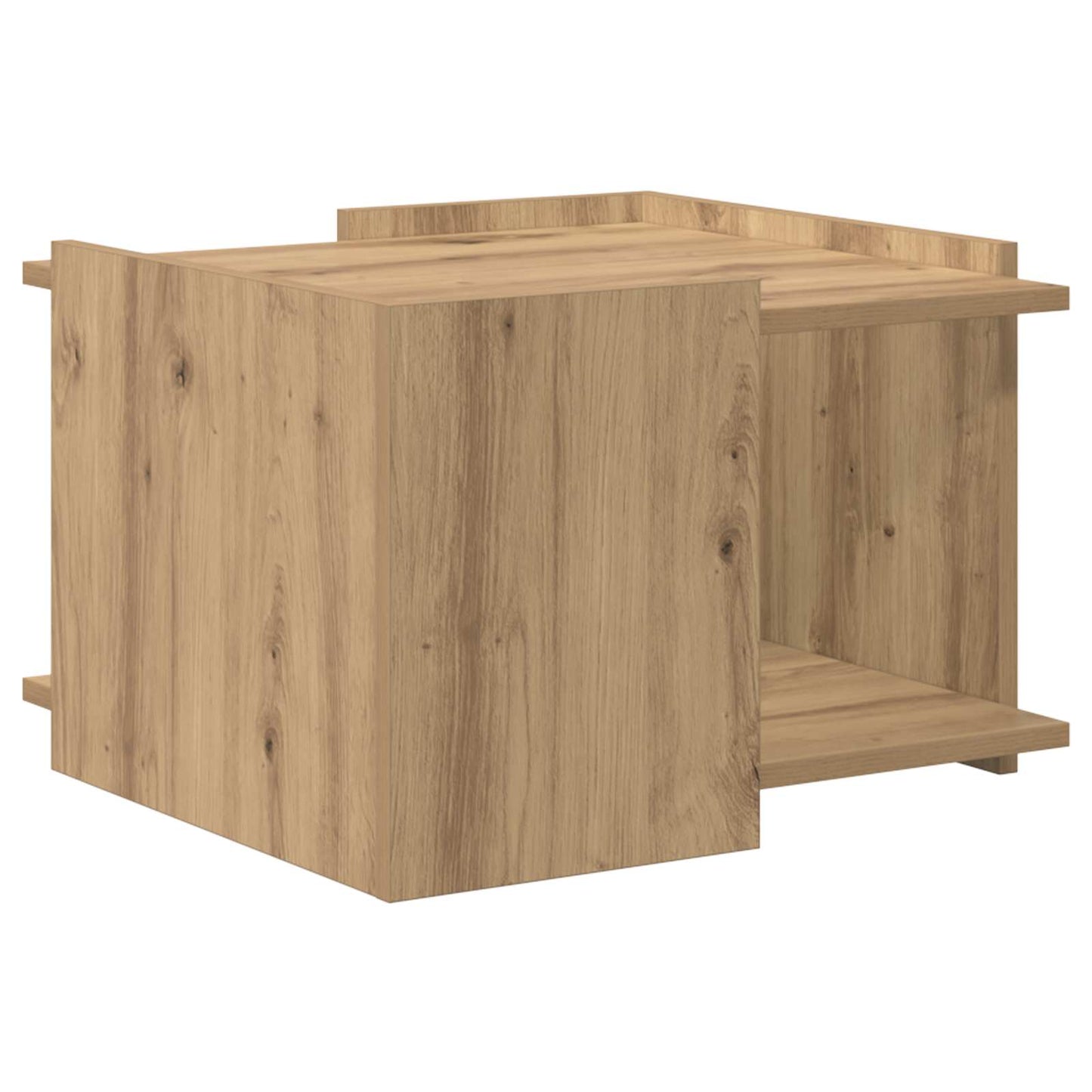 vidaXL Coffee Table Artisan Oak 50.5 x 50 x 33 cm Engineered Wood