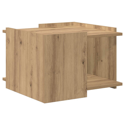 vidaXL Coffee Table Artisan Oak 50.5 x 50 x 33 cm Engineered Wood