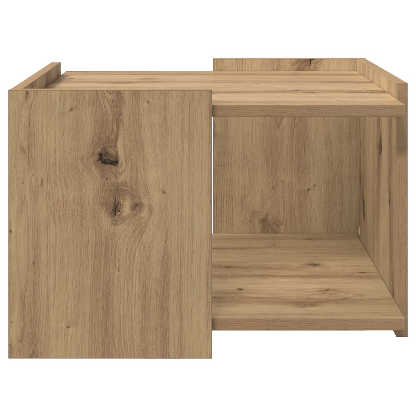vidaXL Coffee Table Artisan Oak 50.5 x 50 x 33 cm Engineered Wood