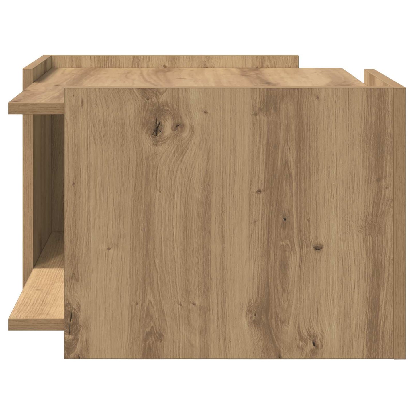 vidaXL Coffee Table Artisan Oak 50.5 x 50 x 33 cm Engineered Wood